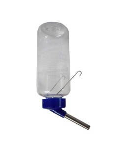 Pawzone Blue Water Bottle for Small Animal Cages 2