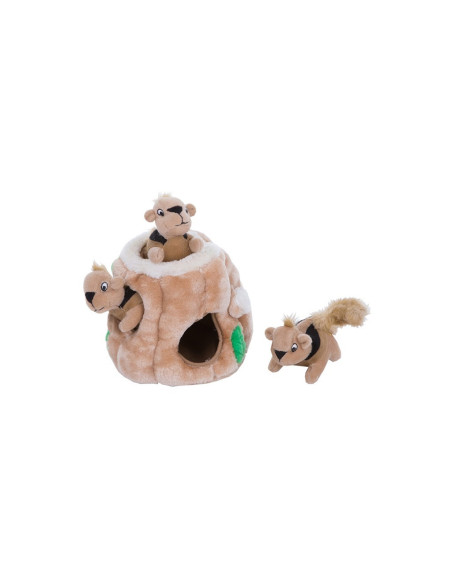 Hide-A-Squirrel Jr. Puzzle Plush Game for Dogs