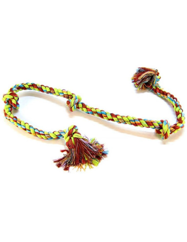 Petsport Giant Five Knot Cotton Rope, 6 feet long