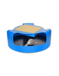 Pawzone Cat & Mouse Chase Toy with Scratch Pad 2